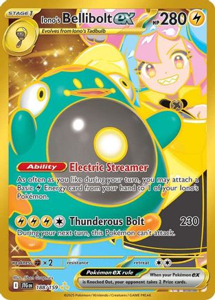 Image of Iono's Bellibolt ex (188/159) [Scarlet & Violet: Journey Together]