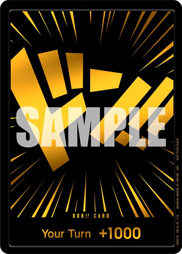Image of DON!! Card (Black and Gold) [One Piece Promotion Cards]