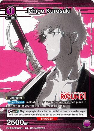 Image of Ichigo Kurosaki (Round1 Bowling & Arcade) (UEPR/BLC-1-040) - Union Arena Promotion Cards Foil