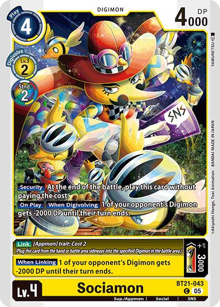 Image of Sociamon [BT21-043] [World Convergence]