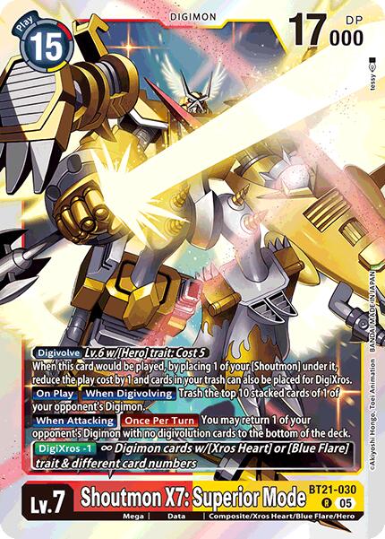 Image of Shoutmon X7: Superior Mode [BT21-030] [World Convergence]