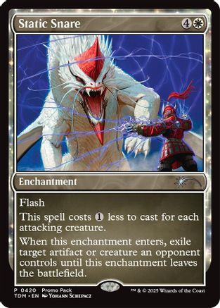 Image of Static Snare (Promo Pack) [Tarkir: Dragonstorm Promos]