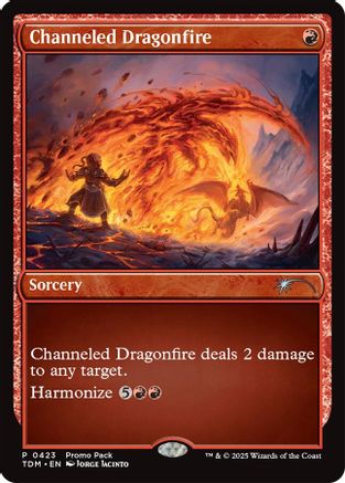 Image of Channeled Dragonfire (Promo Pack) [Tarkir: Dragonstorm Promos]