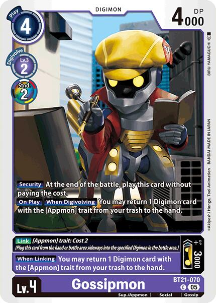 Image of Gossipmon [BT21-070] [World Convergence]