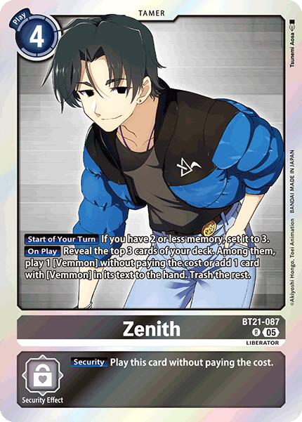 Image of Zenith [BT21-087] [World Convergence]