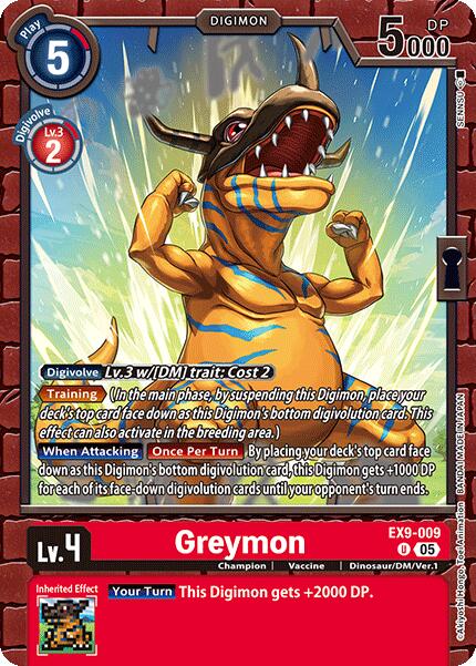 Image of Greymon [EX9-009] [Versus Monsters]