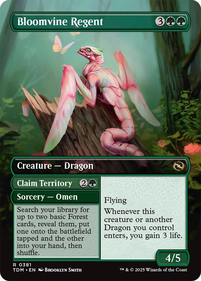 Image of Bloomvine Regent (Borderless) [Tarkir: Dragonstorm]