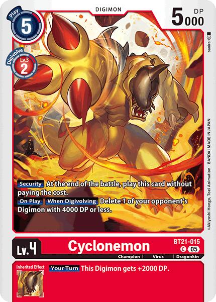 Image of Cyclonemon [BT21-015] [World Convergence]