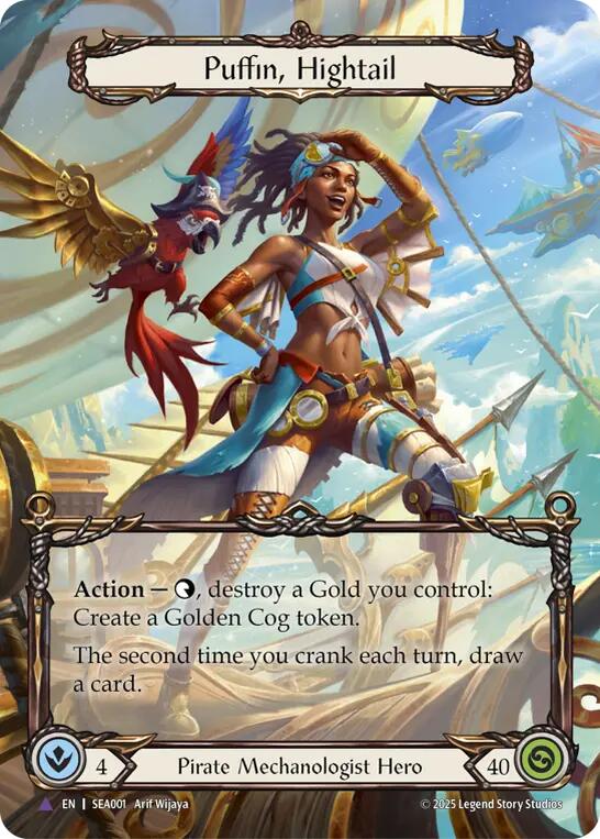 Image of Puffin, Hightail (Marvel) [SEA001] (High Seas)  Cold Foil