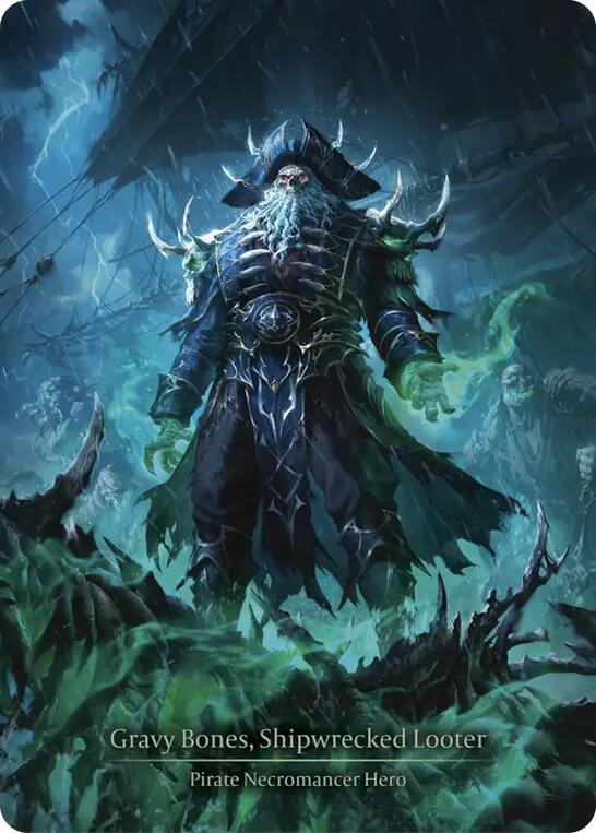 Image of Gravy Bones, Shipwrecked Looter (Marvel) [SEA043] (High Seas)  Cold Foil