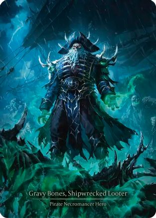 Image of Gravy Bones, Shipwrecked Looter (Marvel) [SEA043] (High Seas)  Cold Foil
