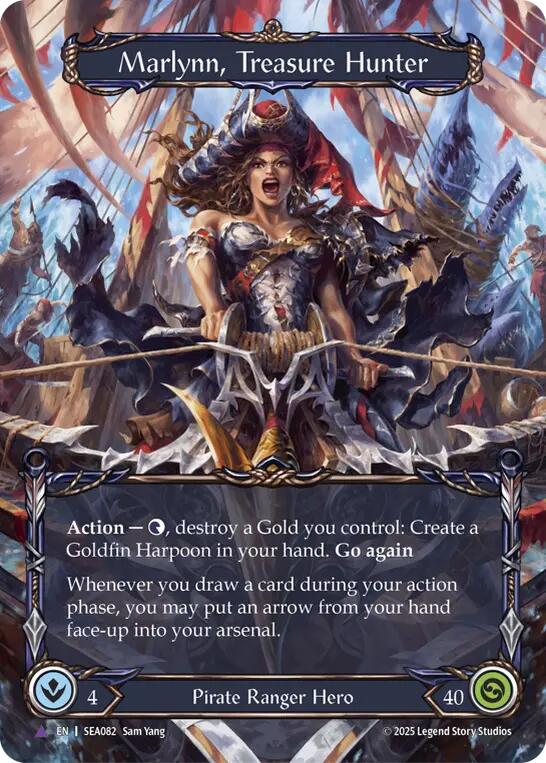 Image of Marlynn, Treasure Hunter (Marvel) [SEA082] (High Seas)  Cold Foil