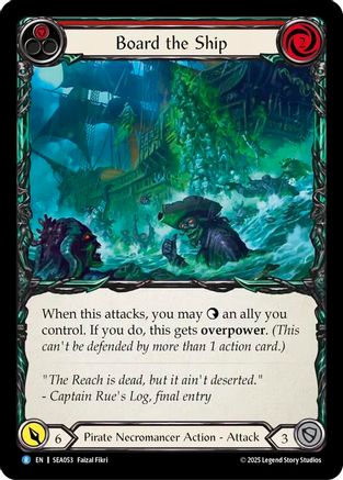 Image of Board the Ship [SEA053] (High Seas)  Rainbow Foil