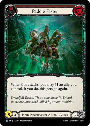 Image of Paddle Faster [SEA054] (High Seas)  Rainbow Foil