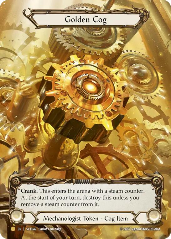 Image of Golden Cog (Marvel) [SEA042] (High Seas)  Rainbow Foil