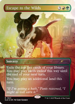 Image of Escape to the Wilds (1921) (Rainbow Foil) [Secret Lair Drop Series]