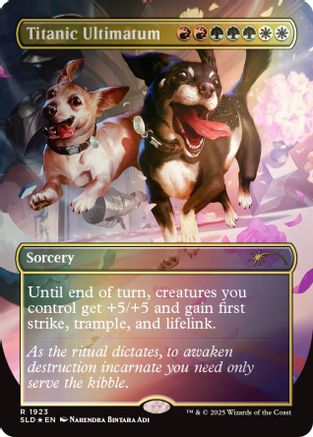 Image of Titanic Ultimatum (1923) (Rainbow Foil) [Secret Lair Drop Series]