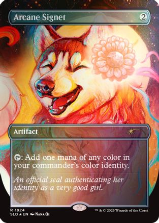 Image of Arcane Signet (1924) (Rainbow Foil) [Secret Lair Drop Series]