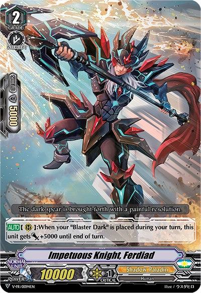 Image of Impetuous Knight, Ferdiad (Parallel Foil) (V-PR/0094EN) [V Promo Cards]