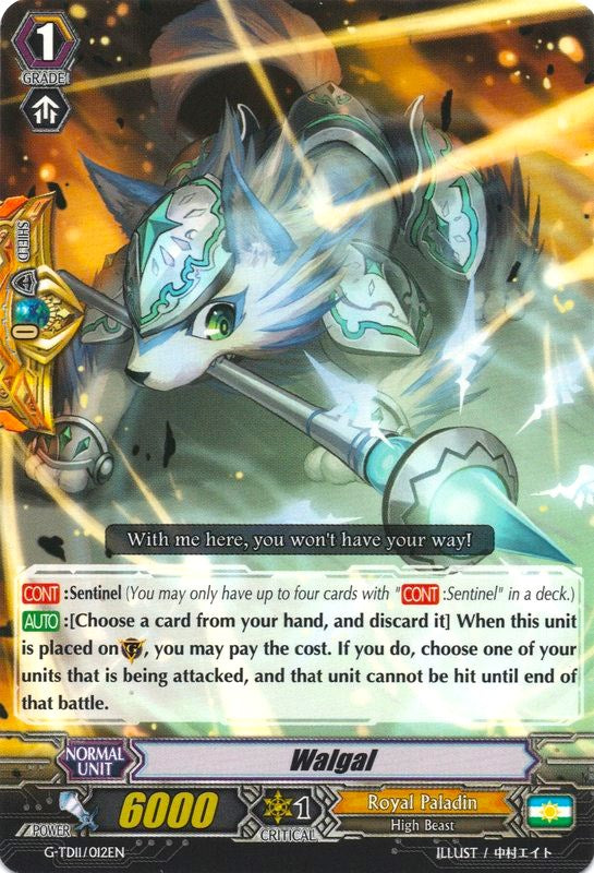 Image of Walgal (G-TD11/012EN) [Divine Knight of Heavenly Decree]