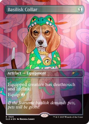 Image of Basilisk Collar (1925) (Rainbow Foil) [Secret Lair Drop Series]