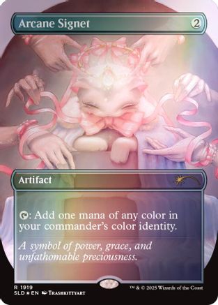 Image of Arcane Signet (1919) (Rainbow Foil) [Secret Lair Drop Series]