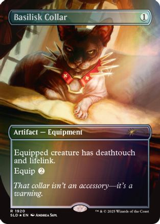 Image of Basilisk Collar (1920) (Rainbow Foil) [Secret Lair Drop Series]