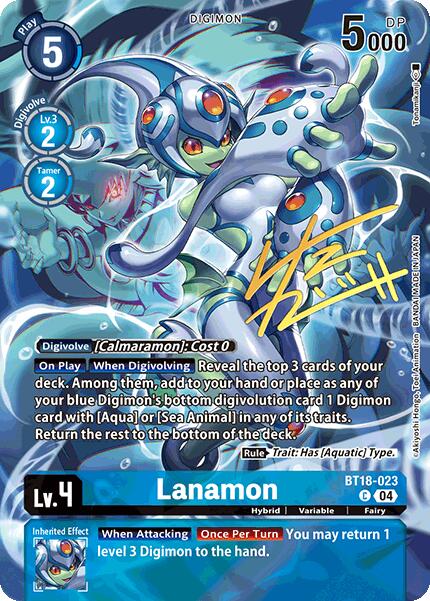 Image of Lanamon [BT18-023] (Signed) [World Convergence]