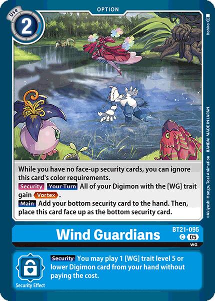 Image of Wind Guardians [BT21-095] [World Convergence]