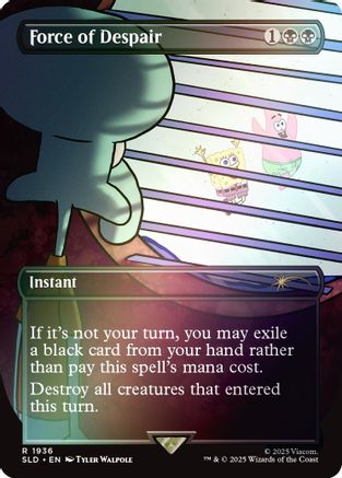 Image of Force of Despair (Rainbow Foil) [Secret Lair Drop Series]