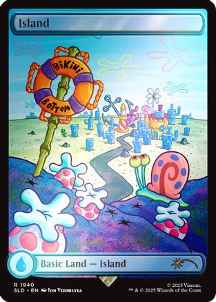 Image of Island (1940) (Rainbow Foil) [Secret Lair Drop Series]