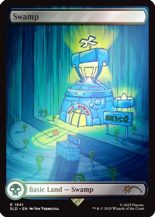 Image of Swamp (1941) (Rainbow Foil) [Secret Lair Drop Series]