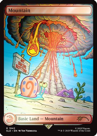Image of Mountain (1942) (Rainbow Foil) [Secret Lair Drop Series]