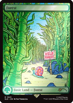 Image of Forest (1943) (Rainbow Foil) [Secret Lair Drop Series]