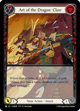 Image of Art of the Dragon: Claw [FAB308] (Promo)  Rainbow Foil