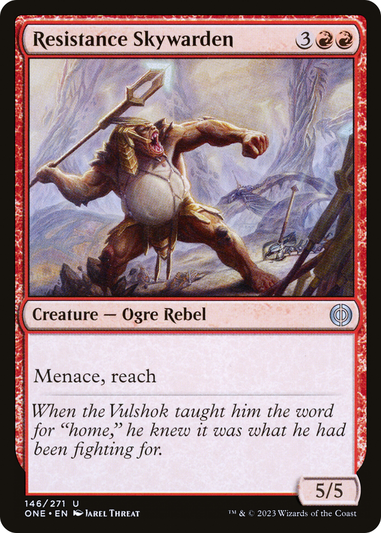 Image of Resistance Skywarden [Phyrexia: All Will Be One]