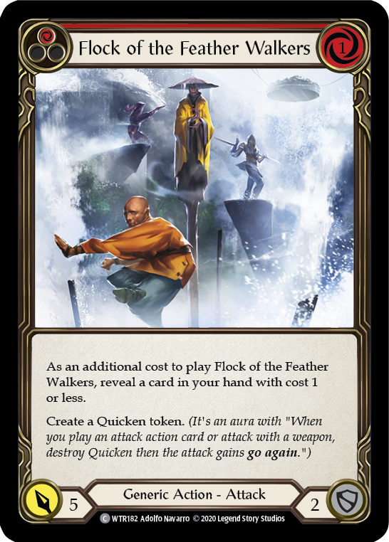 Image of Flock of the Feather Walkers (Red) [U-WTR182] (Welcome to Rathe Unlimited)  Unlimited Normal