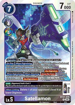 Image of Satellamon [BT21-074] [World Convergence]