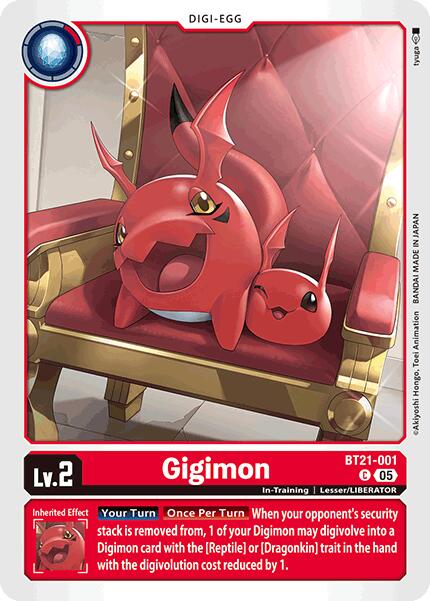 Image of Gigimon [BT21-001] [World Convergence]