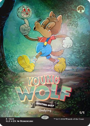 Image of Young Wolf (Rainbow Foil) [Secret Lair Drop Series]