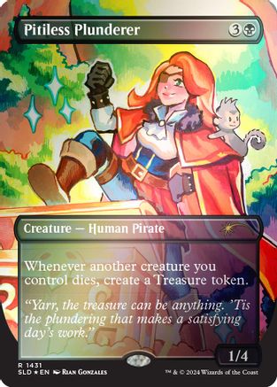 Image of Pitiless Plunderer (Rainbow Foil) [Secret Lair Drop Series]