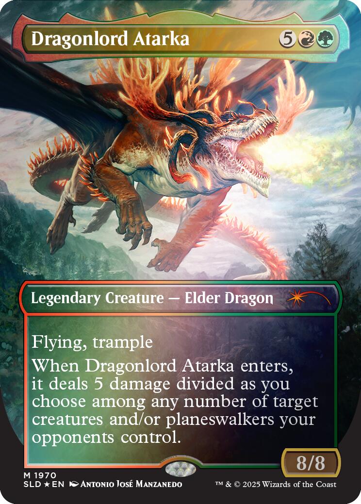 Image of Dragonlord Atarka (Rainbow Foil) [Secret Lair Drop Series]