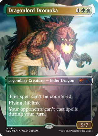 Image of Dragonlord Dromoka (Rainbow Foil) [Secret Lair Drop Series]