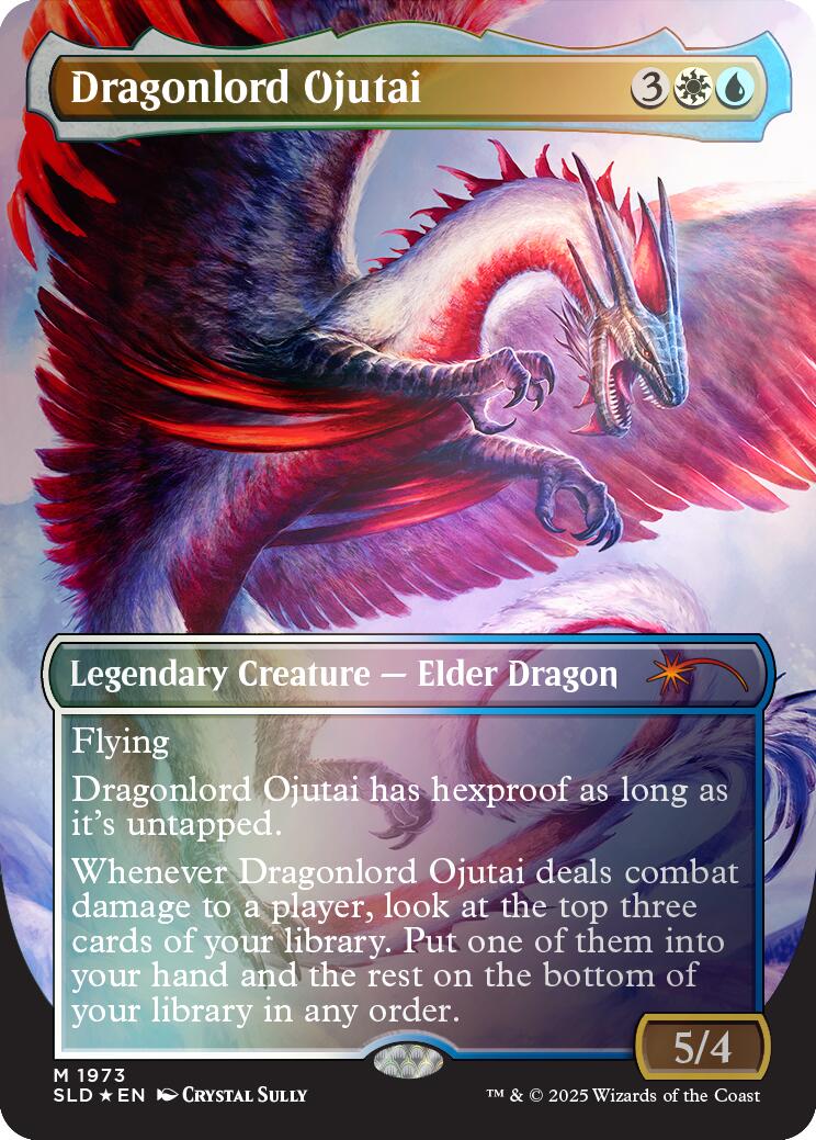 Image of Dragonlord Ojutai (Rainbow Foil) [Secret Lair Drop Series]