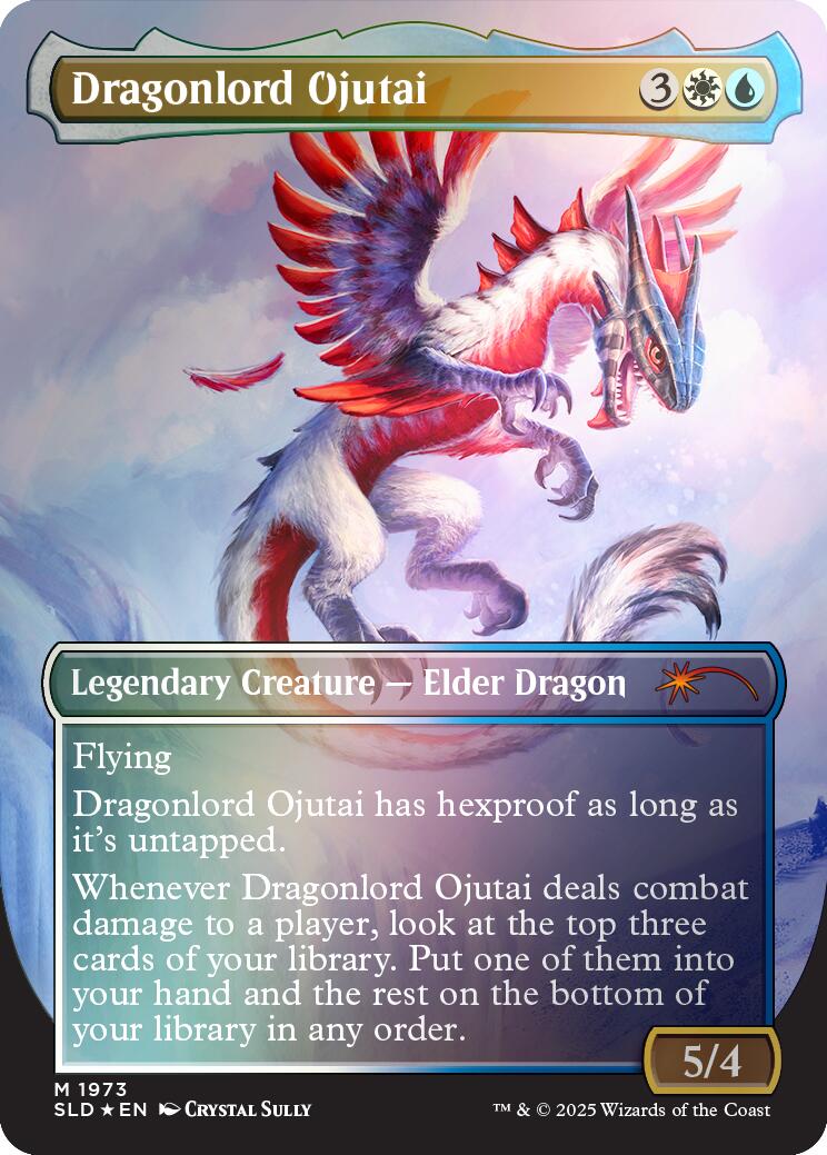 Image of Dragonlord Ojutai (Rainbow Foil) [Secret Lair Drop Series]