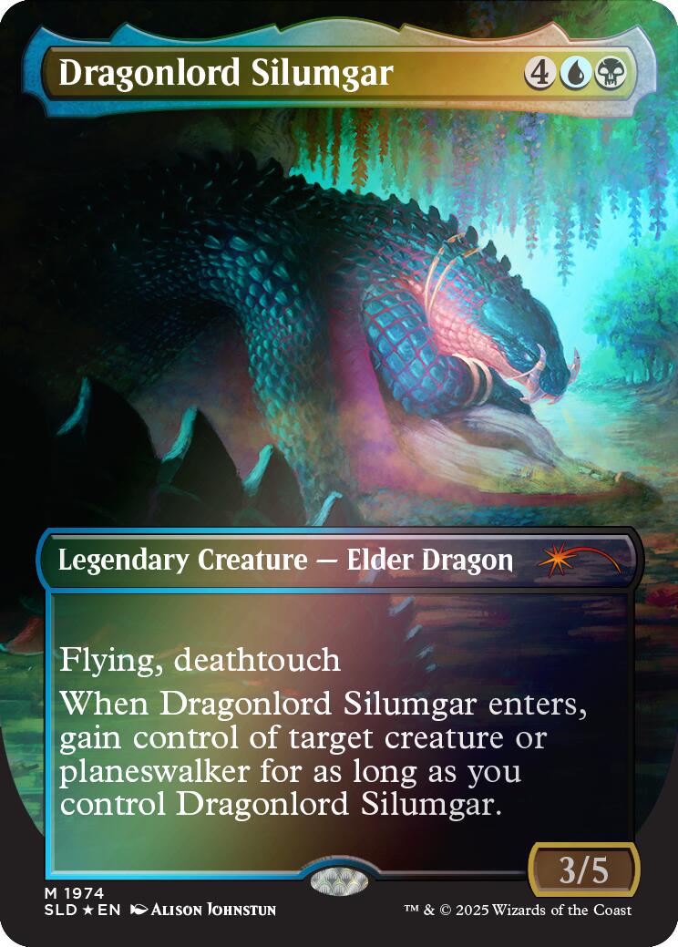 Image of Dragonlord Silumgar (Rainbow Foil) [Secret Lair Drop Series]