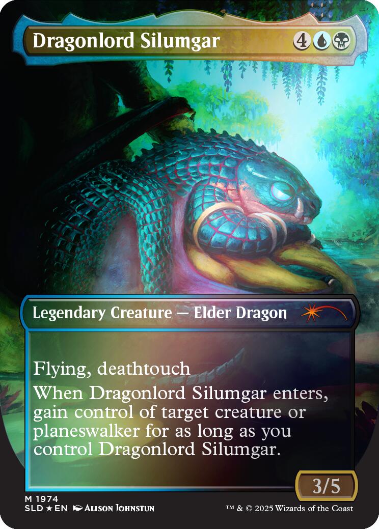 Image of Dragonlord Silumgar (Rainbow Foil) [Secret Lair Drop Series]