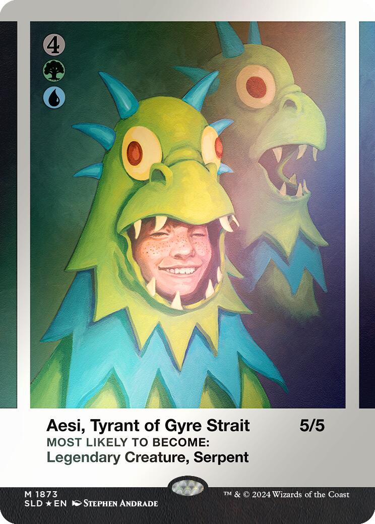 Image of Aesi, Tyrant of Gyre Strait (Rainbow Foil) [Secret Lair Drop Series]