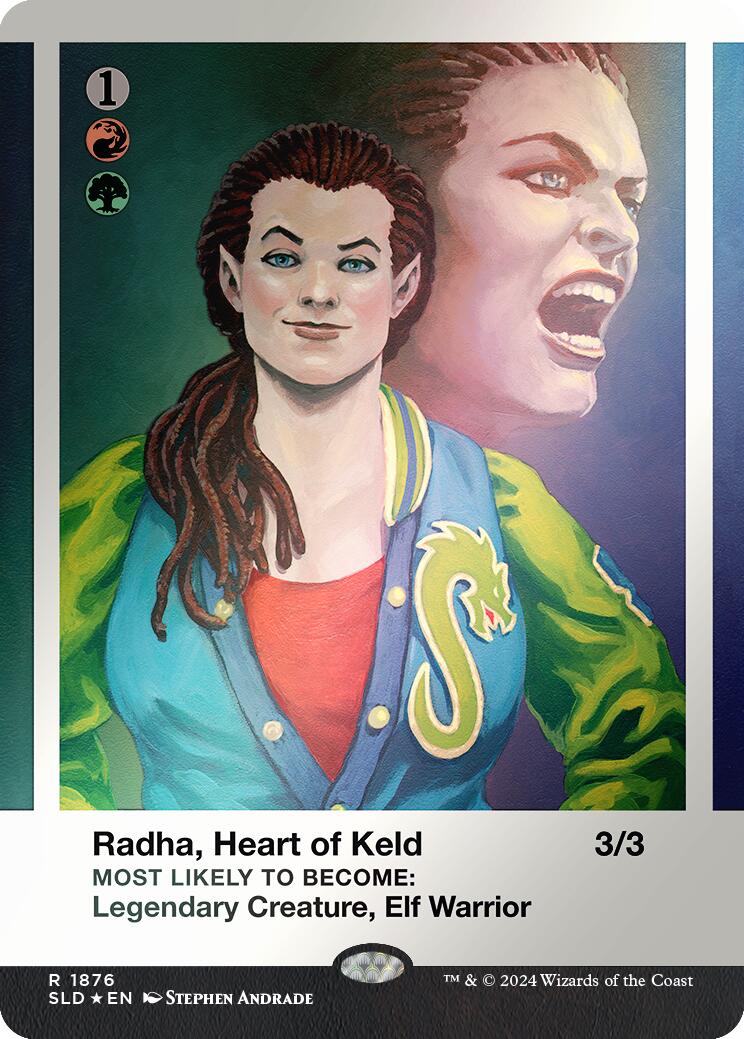 Image of Radha, Heart of Keld (Rainbow Foil) [Secret Lair Drop Series]
