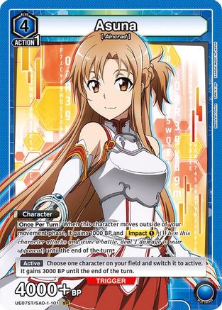 Image of Asuna (101) (UE07ST/SAO-1-101) - UE07ST Sword Art Online Starter Deck